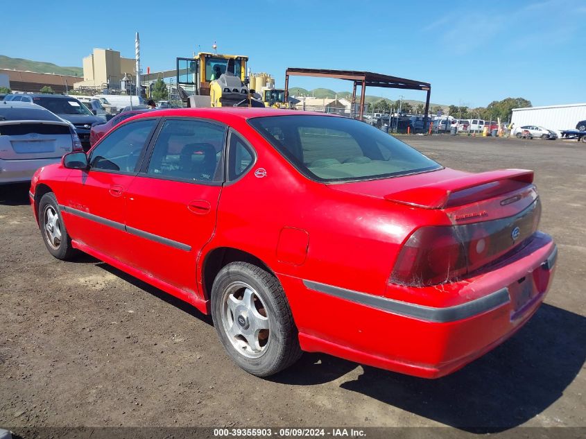 2000 Chevrolet Impala Ls VIN: 2G1WH55K9Y9284426 Lot: 39355903