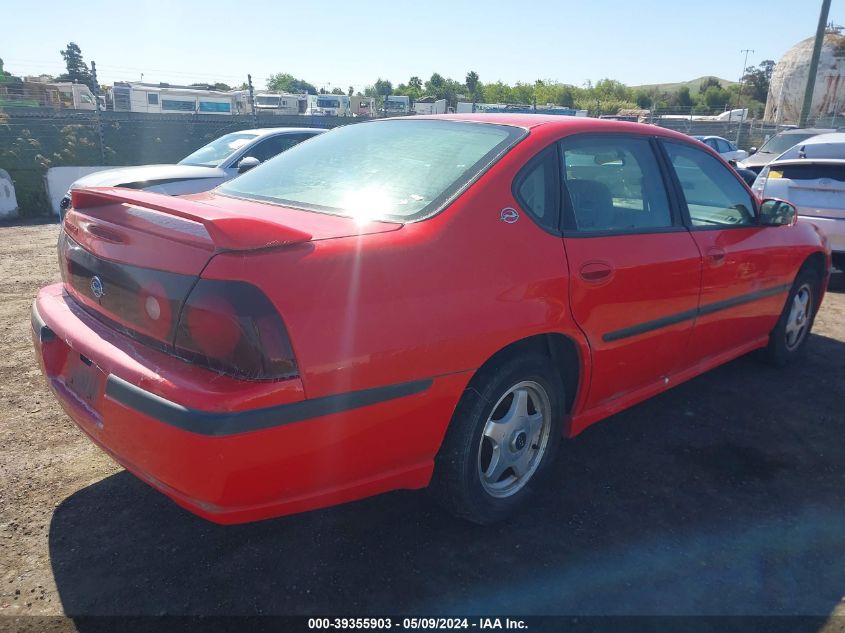 2000 Chevrolet Impala Ls VIN: 2G1WH55K9Y9284426 Lot: 39355903