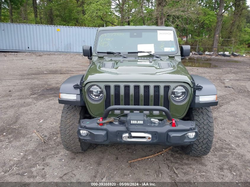 2021 Jeep Wrangler Unlimited Rubicon 4X4 VIN: 1C4HJXFN5MW606036 Lot: 39355920