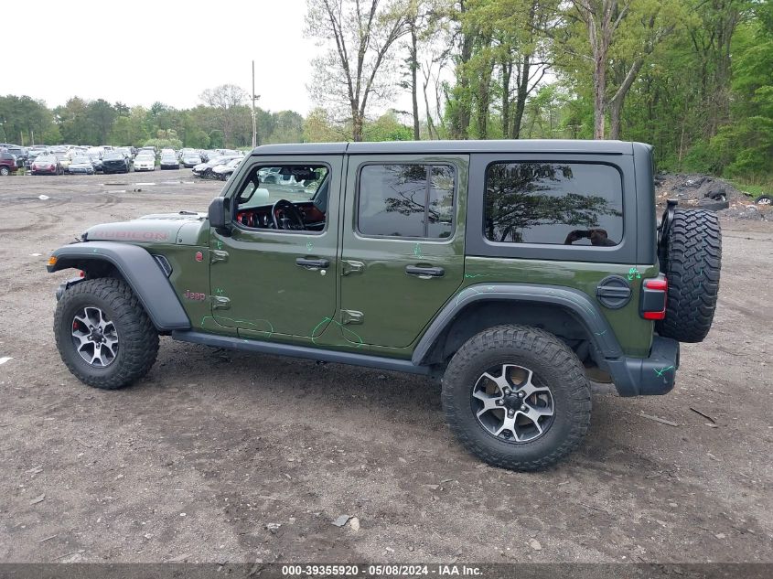 2021 Jeep Wrangler Unlimited Rubicon 4X4 VIN: 1C4HJXFN5MW606036 Lot: 39355920