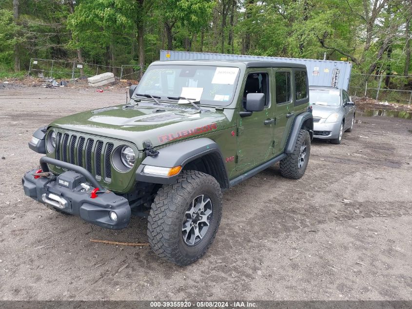 2021 Jeep Wrangler Unlimited Rubicon 4X4 VIN: 1C4HJXFN5MW606036 Lot: 39355920