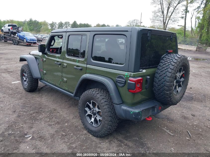 2021 Jeep Wrangler Unlimited Rubicon 4X4 VIN: 1C4HJXFN5MW606036 Lot: 39355920