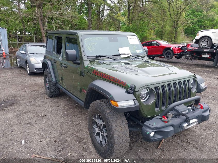 2021 Jeep Wrangler Unlimited Rubicon 4X4 VIN: 1C4HJXFN5MW606036 Lot: 39355920