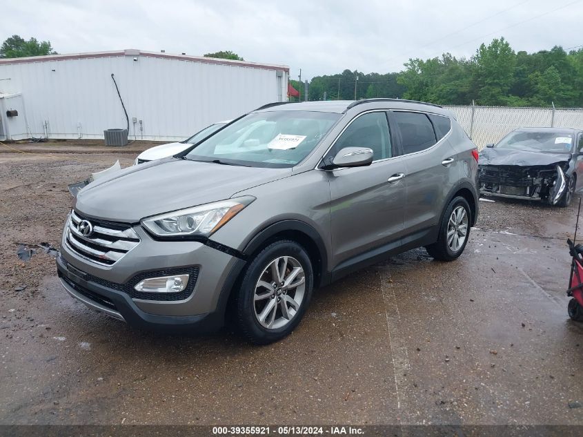 2014 HYUNDAI SANTA FE SPORT 2.0L TURBO - 5XYZUDLA3EG124885