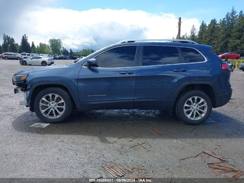 2019 Jeep Cherokee Latitude Fwd VIN: 1C4PJLCB0KD454531 Lot: 39355931