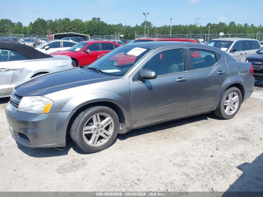 2012 Dodge Avenger Sxt VIN: 1C3CDZCBXCN293422 Lot: 39355939