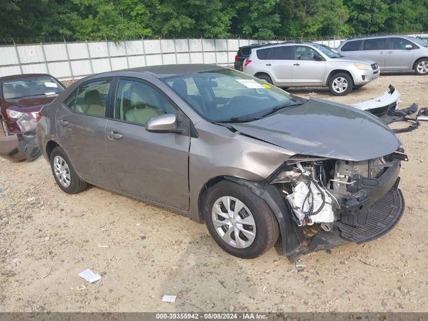 2016 Toyota Corolla Le Eco VIN: 2T1BPRHE9GC492035 Lot: 39355942