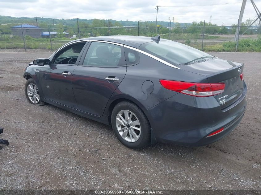 2018 Kia Optima Lx VIN: KNAGT4L30J5235857 Lot: 39355959