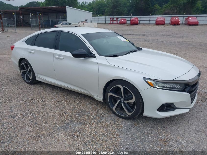 1HGCV1F37MA081201 2021 Honda Accord Sport