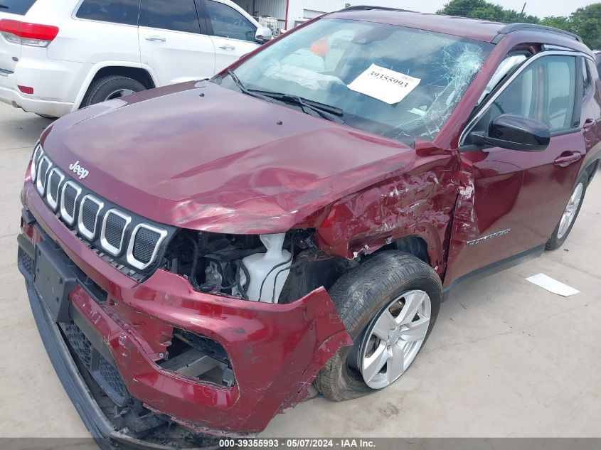 2022 JEEP COMPASS LATITUDE 4X4 - 3C4NJDBB1NT148645