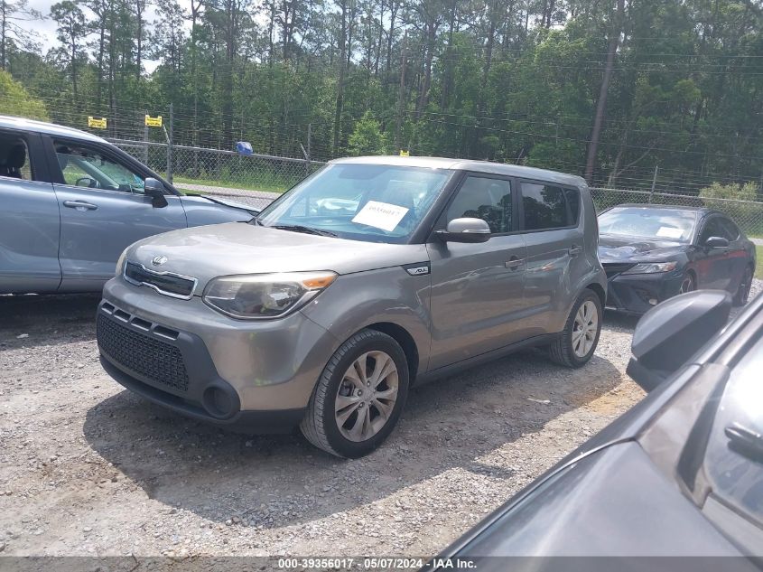 2014 Kia Soul + VIN: KNDJP3A54E7026997 Lot: 39356017