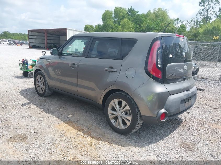 2014 Kia Soul + VIN: KNDJP3A54E7026997 Lot: 39356017