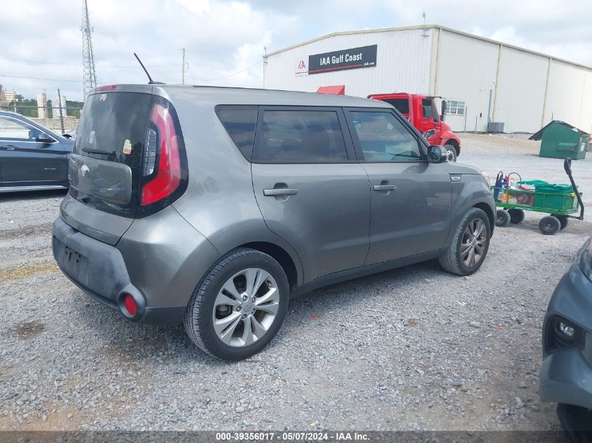 2014 Kia Soul + VIN: KNDJP3A54E7026997 Lot: 39356017