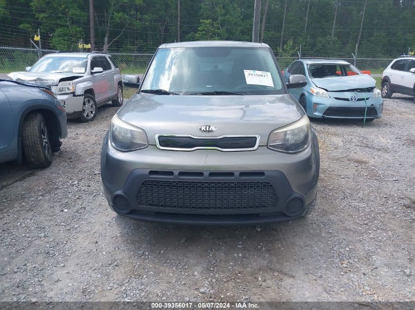 2014 Kia Soul + VIN: KNDJP3A54E7026997 Lot: 39356017