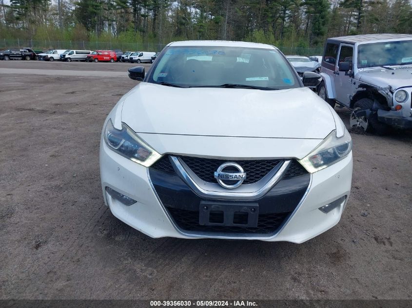 2016 Nissan Maxima 3.5 Sr VIN: 1N4AA6AP1GC376558 Lot: 39356030