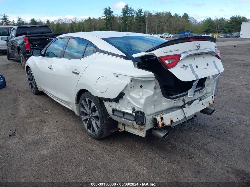 2016 Nissan Maxima 3.5 Sr VIN: 1N4AA6AP1GC376558 Lot: 39356030