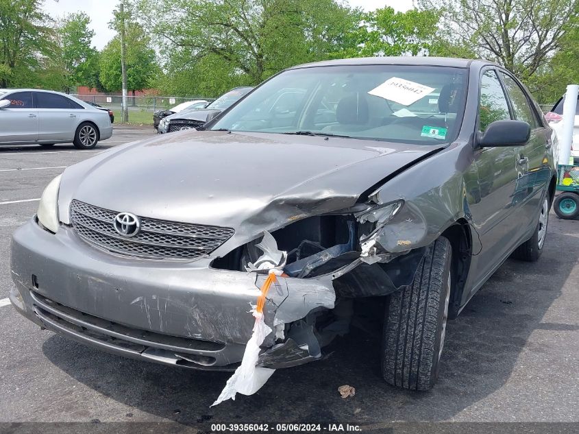 2002 Toyota Camry Le/Se/Xle VIN: JTDBE32K920012113 Lot: 39356042