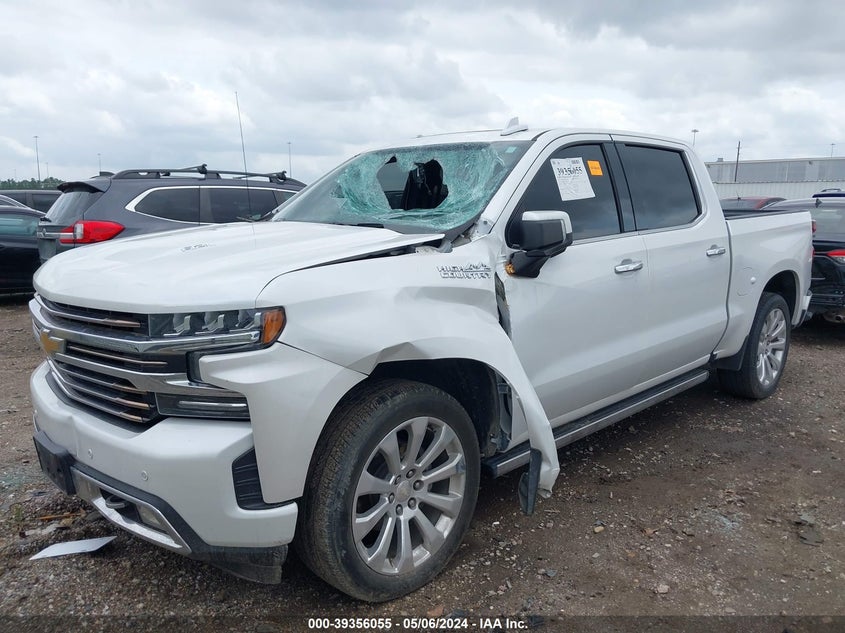 2019 CHEVROLET SILVERADO 1500 K1500 HIGH COUNTRY - 1GCUYHEL5KZ256841