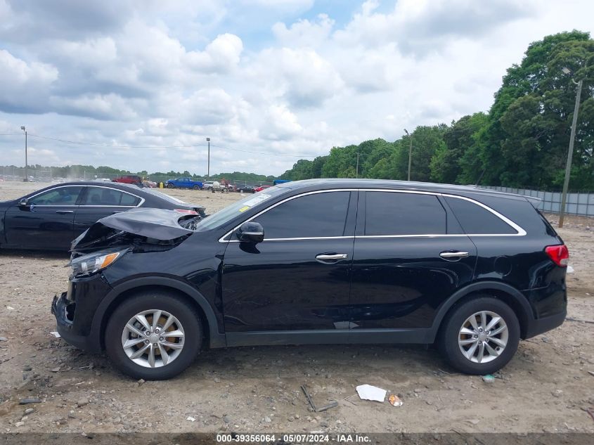 2018 Kia Sorento 2.4L L VIN: 5XYPG4A38JG370554 Lot: 39356064