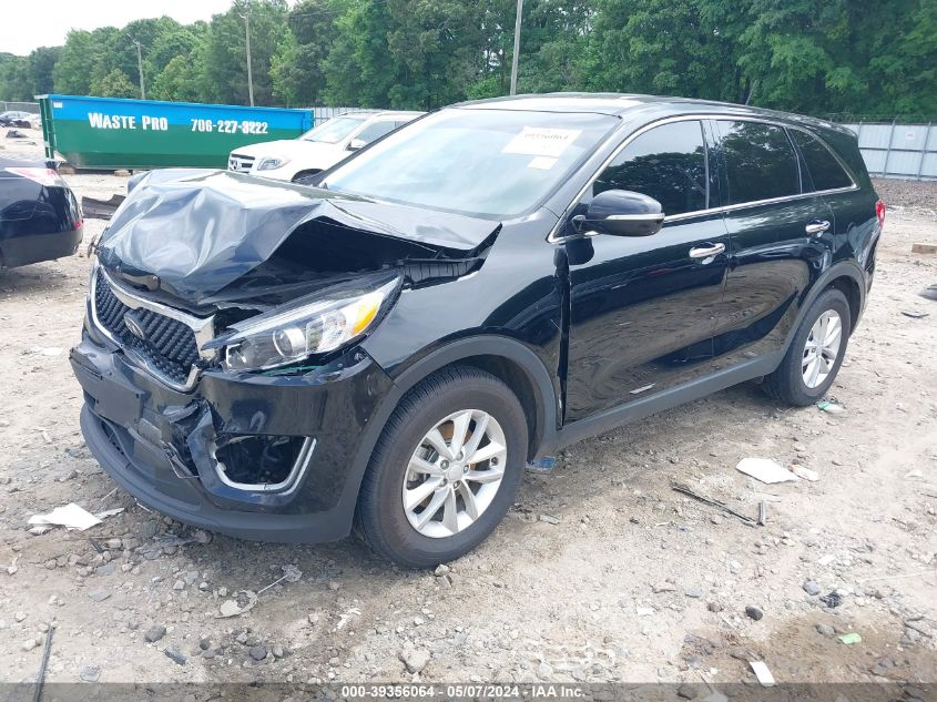 2018 KIA SORENTO LX/L - 5XYPG4A38JG370554