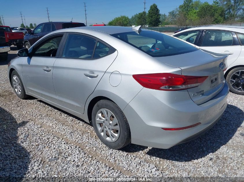 2017 Hyundai Elantra Se VIN: 5NPD74LF0HH155893 Lot: 39356095