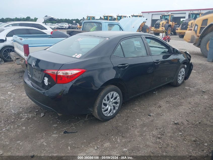 2019 Toyota Corolla Le VIN: 5YFBURHE5KP875729 Lot: 39356108