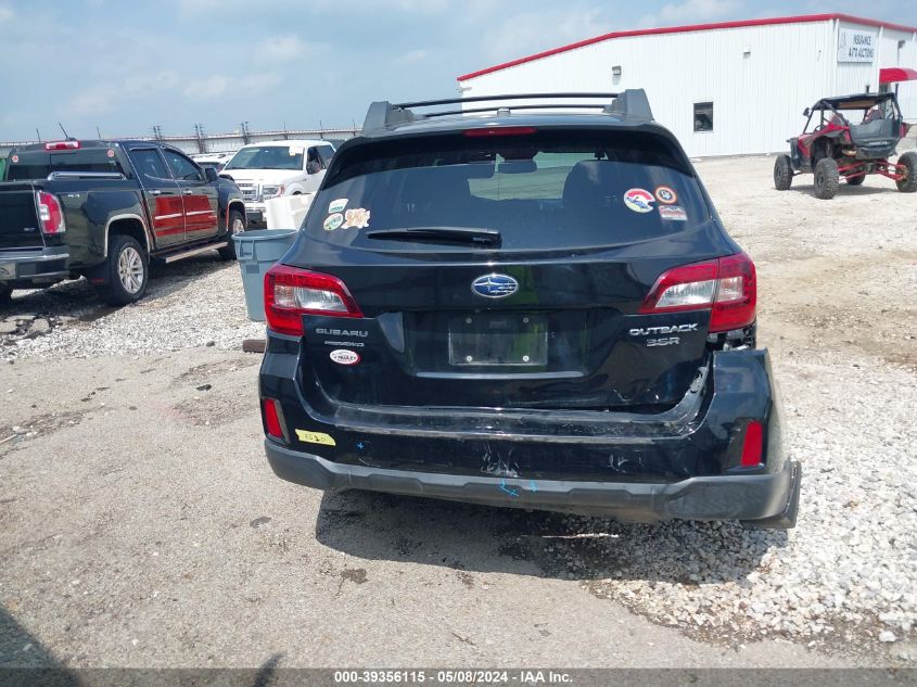 2015 Subaru Outback 3.6R Limited VIN: 4S4BSEJC4F3205185 Lot: 39356115