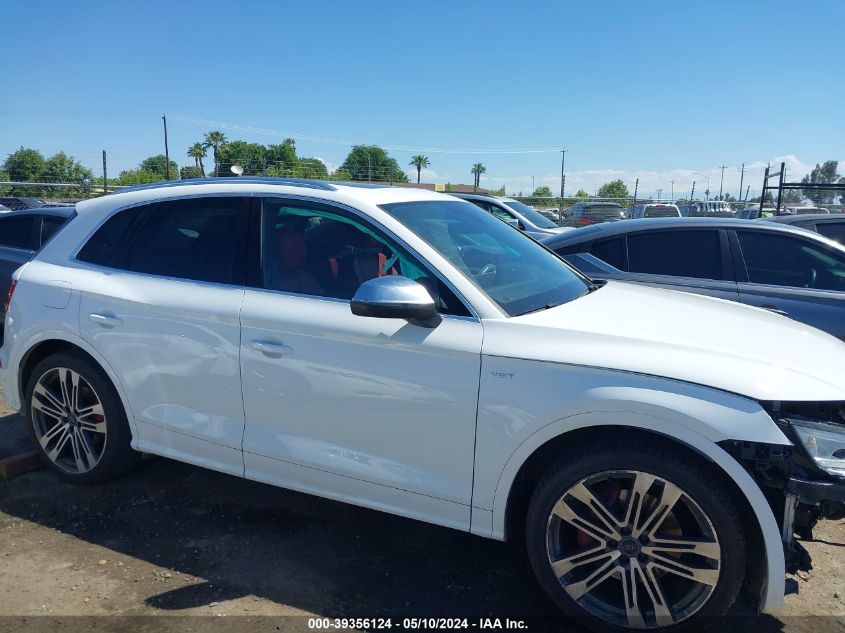 2018 Audi Sq5 3.0T Premium Plus VIN: WA1A4AFY3J2239344 Lot: 39356124