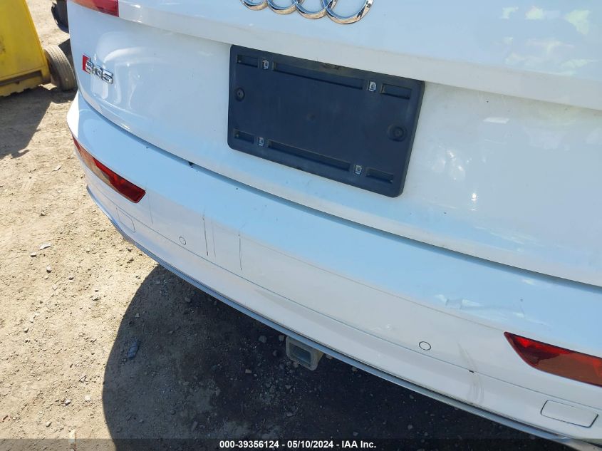 2018 Audi Sq5 3.0T Premium Plus VIN: WA1A4AFY3J2239344 Lot: 39356124