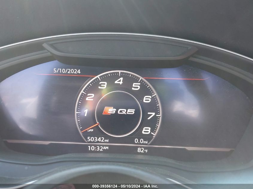 2018 Audi Sq5 3.0T Premium Plus VIN: WA1A4AFY3J2239344 Lot: 39356124