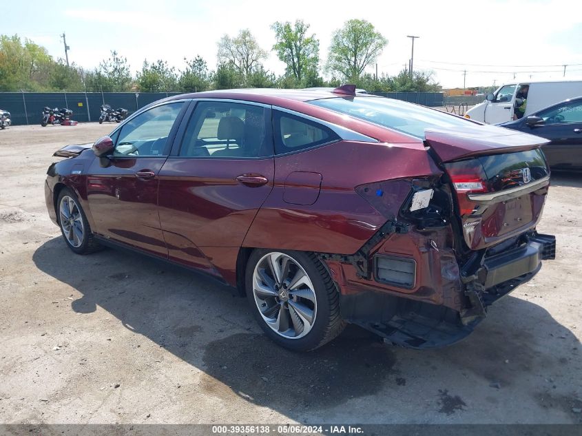 2018 Honda Clarity Plug-In Hybrid Touring VIN: JHMZC5F3XJC016072 Lot: 39356138