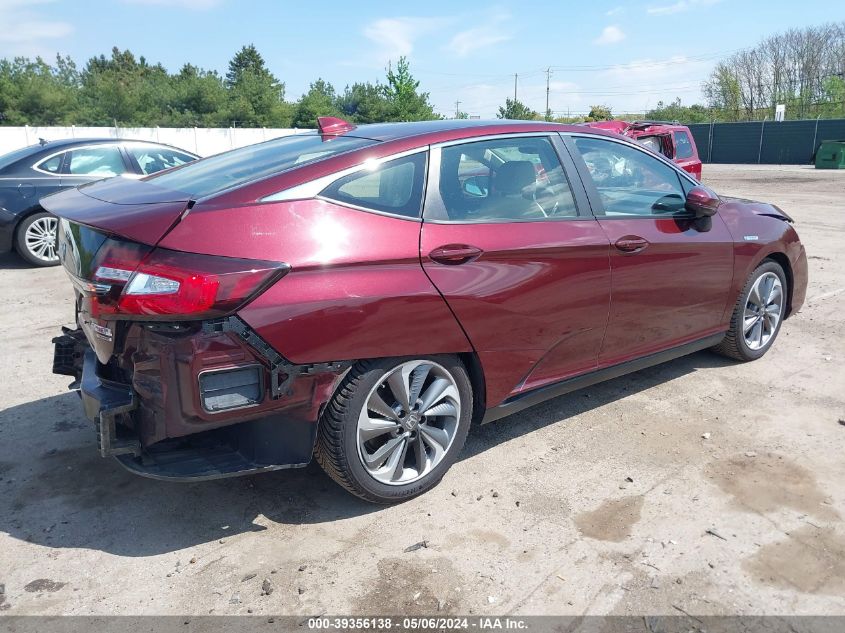 2018 Honda Clarity Plug-In Hybrid Touring VIN: JHMZC5F3XJC016072 Lot: 39356138