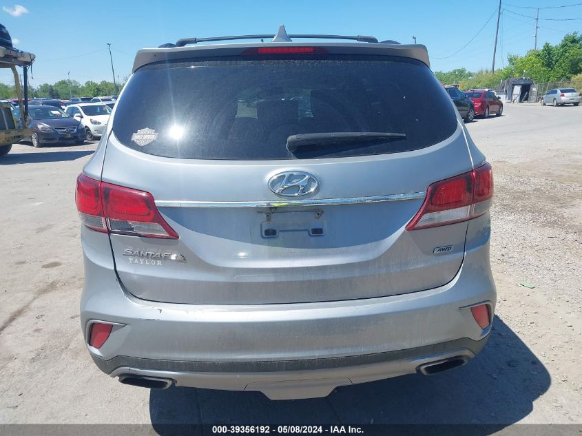 2017 Hyundai Santa Fe Se VIN: KM8SMDHF8HU171818 Lot: 39356192