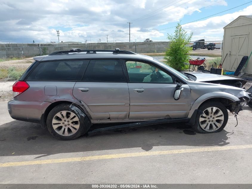 2009 Subaru Outback 2.5I Limited VIN: 4S4BP66C497337179 Lot: 39356202