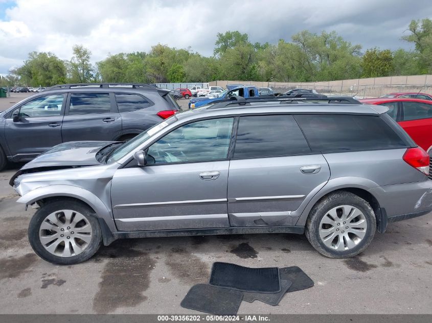 2009 Subaru Outback 2.5I Limited VIN: 4S4BP66C497337179 Lot: 39356202