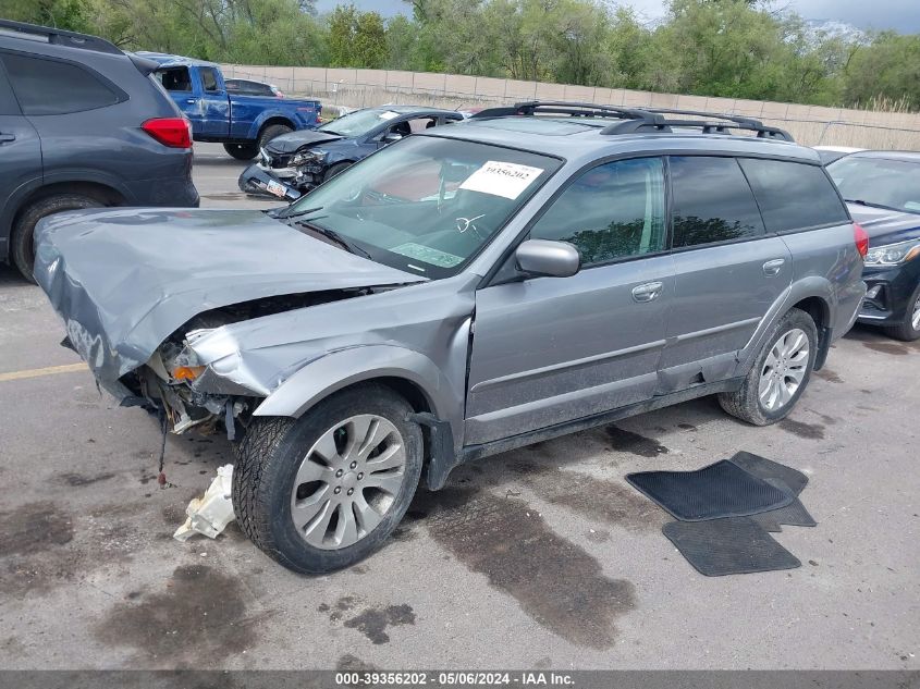 2009 Subaru Outback 2.5I Limited VIN: 4S4BP66C497337179 Lot: 39356202