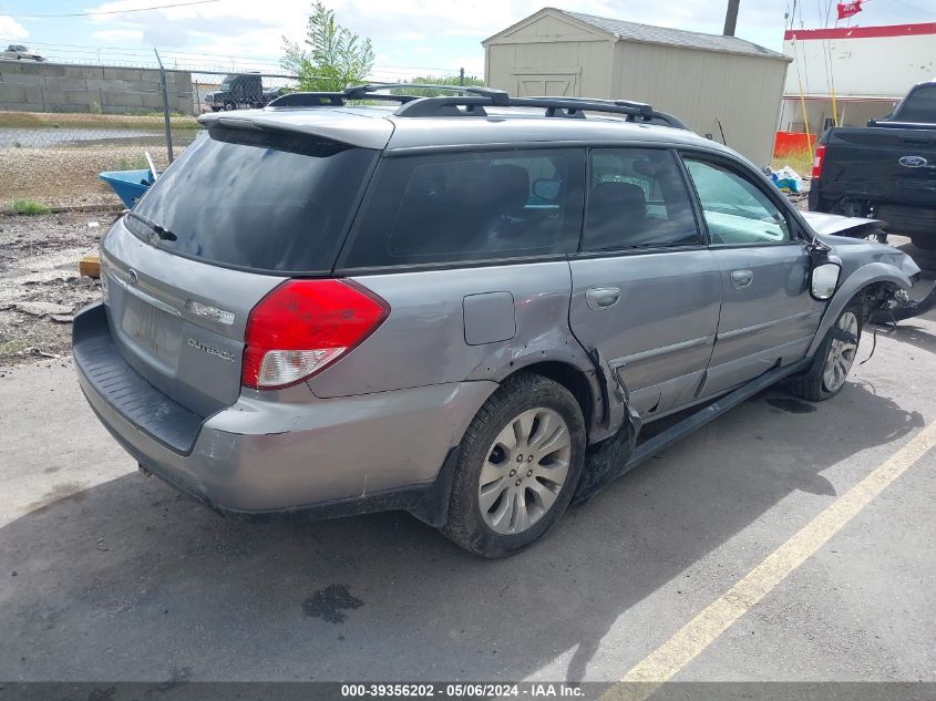 2009 Subaru Outback 2.5I Limited VIN: 4S4BP66C497337179 Lot: 39356202