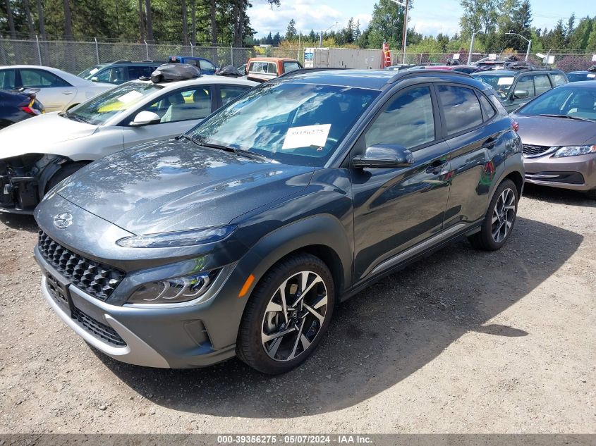 2023 Hyundai Kona Limited VIN: KM8K5CA34PU936027 Lot: 39356275