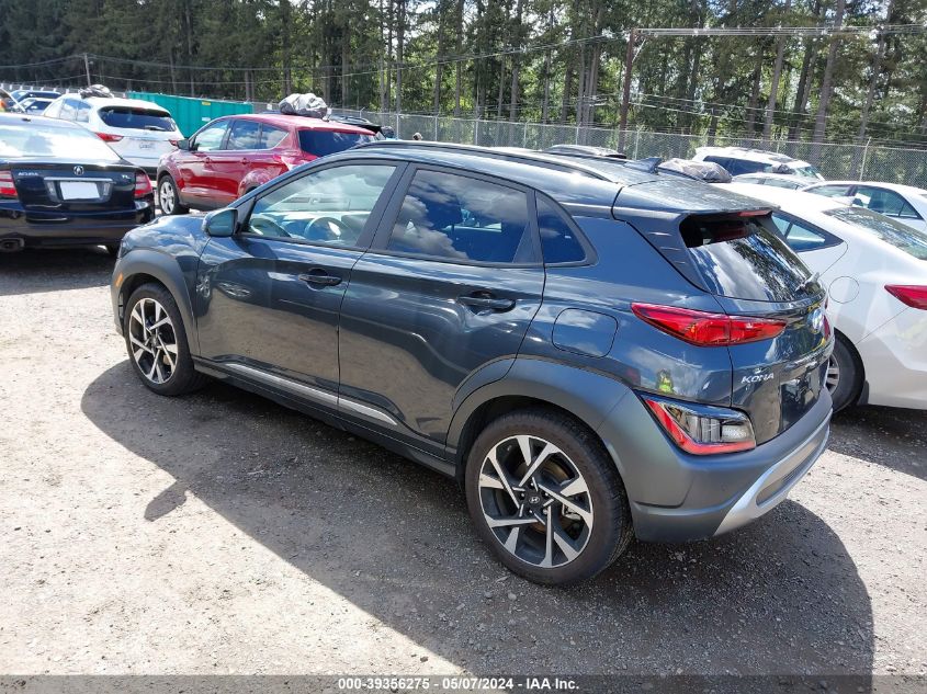 2023 Hyundai Kona Limited VIN: KM8K5CA34PU936027 Lot: 39356275