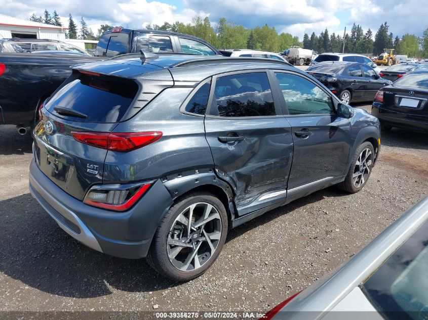 2023 Hyundai Kona Limited VIN: KM8K5CA34PU936027 Lot: 39356275