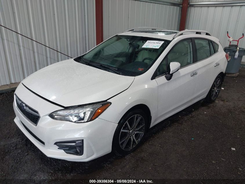 2019 Subaru Impreza 2.0I Limited VIN: 4S3GTAU67K3713828 Lot: 39356304