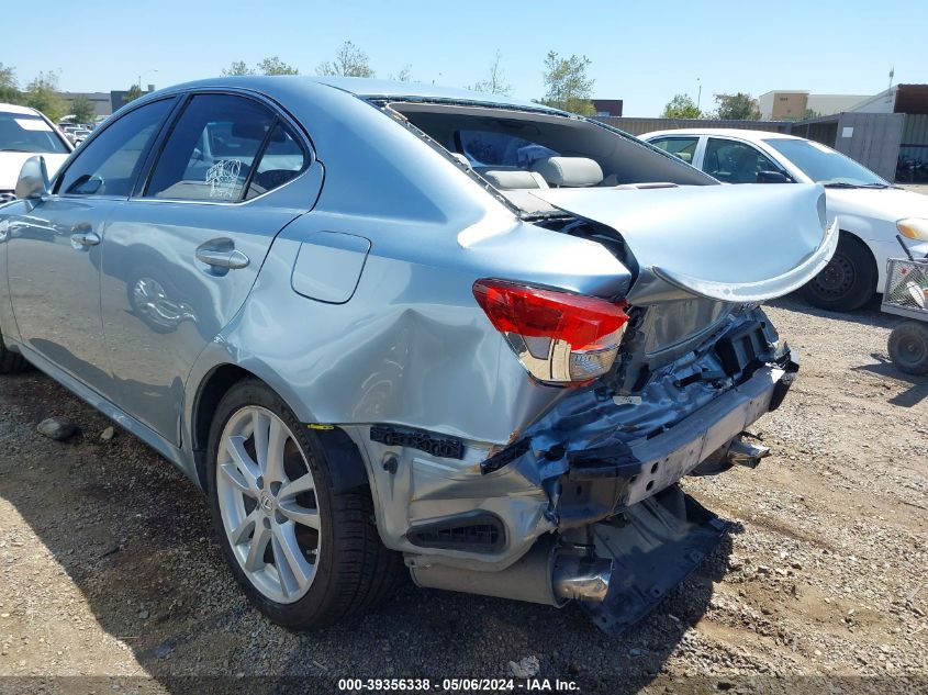 2006 Lexus Is 250 VIN: JTHBK262165023367 Lot: 39356338