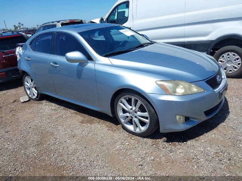 2006 Lexus Is 250 VIN: JTHBK262165023367 Lot: 39356338