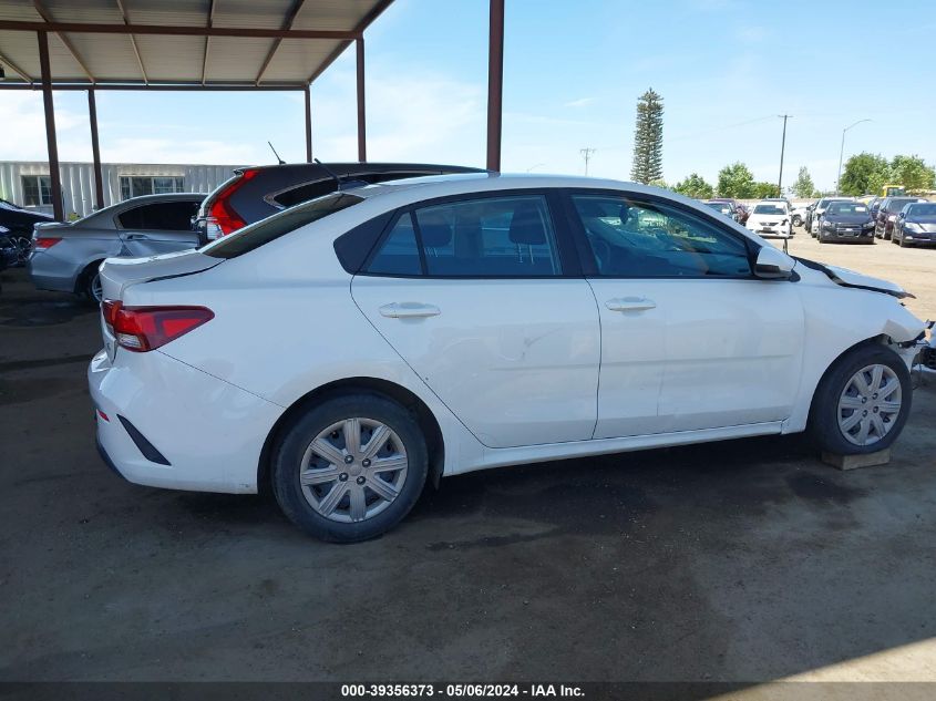 2021 Kia Rio S VIN: 3KPA24AD3ME422851 Lot: 39356373