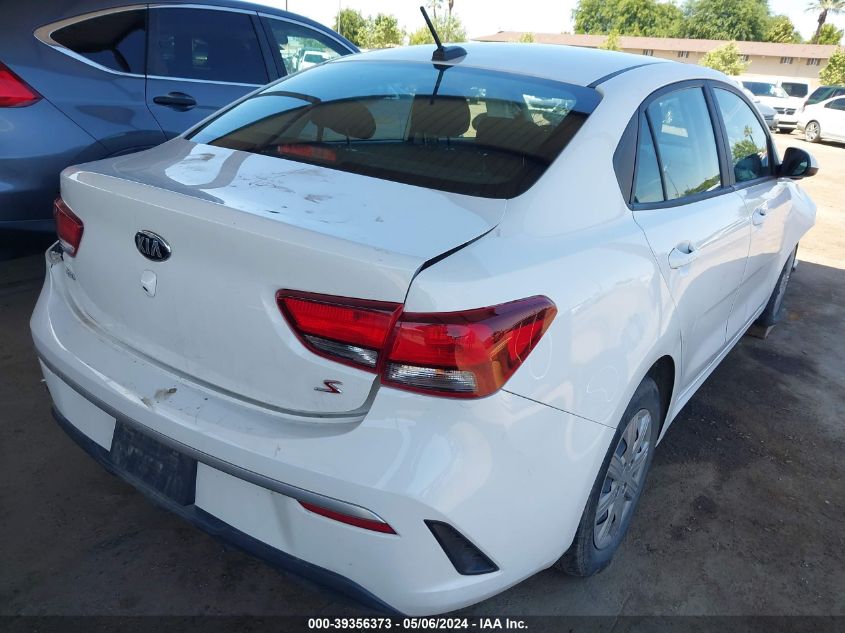 2021 Kia Rio S VIN: 3KPA24AD3ME422851 Lot: 39356373