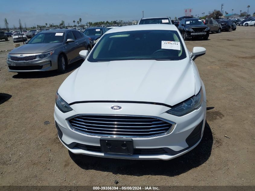 2019 Ford Fusion Hybrid Se VIN: 3FA6P0LU1KR201368 Lot: 39356394