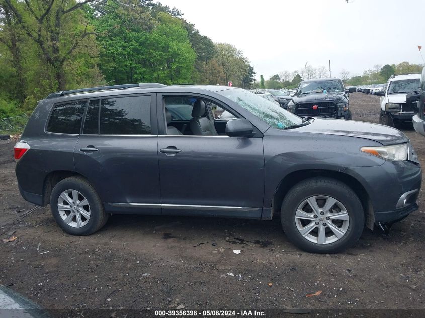 2013 Toyota Highlander Se V6 VIN: 5TDBK3EH9DS202020 Lot: 39356398