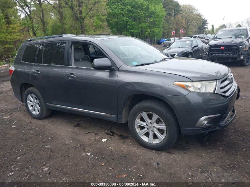 2013 Toyota Highlander Se V6 VIN: 5TDBK3EH9DS202020 Lot: 39356398