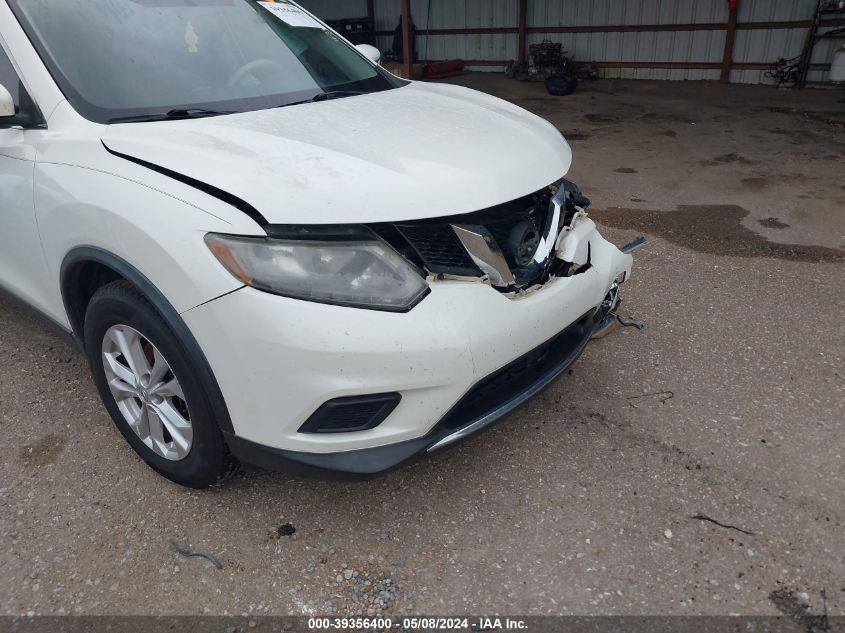 2015 Nissan Rogue Sv VIN: KNMAT2MT5FP570328 Lot: 39356400