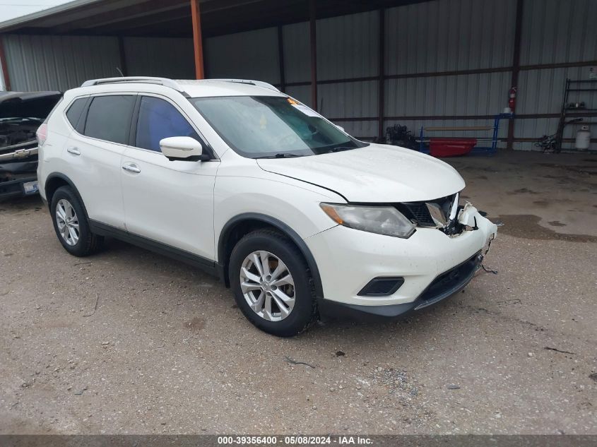 2015 Nissan Rogue Sv VIN: KNMAT2MT5FP570328 Lot: 39356400